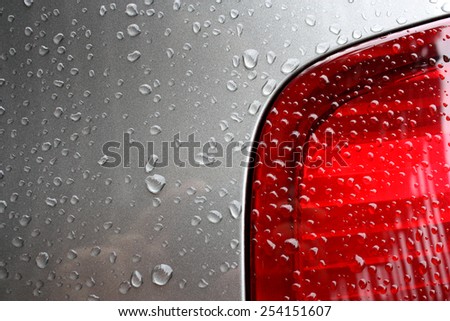 Water Drops On The Car