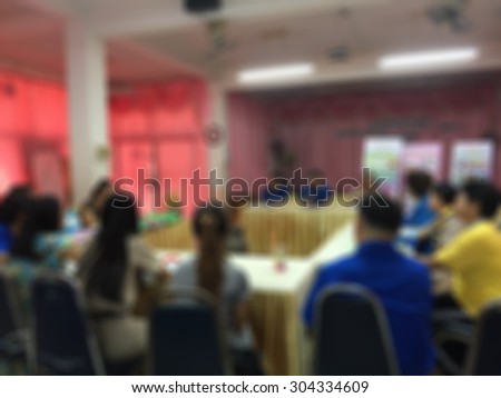 teacher conference in meeting room