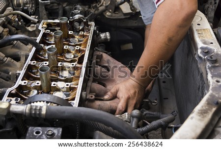 Fixing car engine