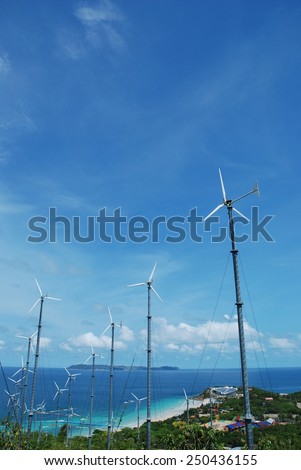 Wind Turbine,Sea,Wind Turbine at sea