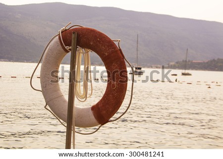 rubber life raft