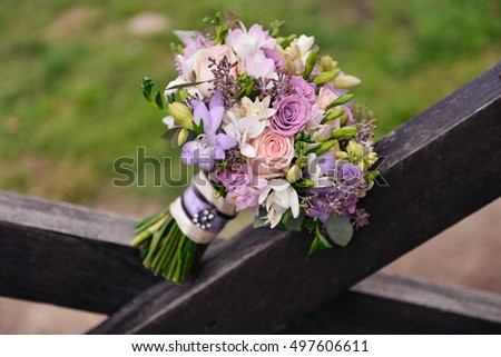 the bride\'s bouquet