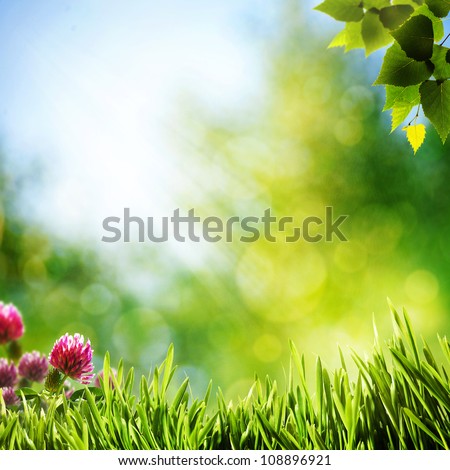 Art Abstract Natural Backgrounds With Beauty Bokeh