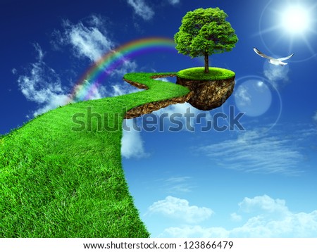 Fantasy Land. Abstract natural backgrounds for your design