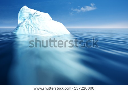 Iceberg. Abstract Eco Backgrounds For Your Design
