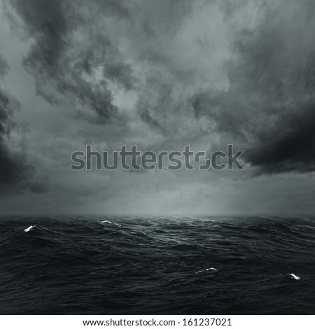 Stormy ocean, abstract natural backgrounds for your design