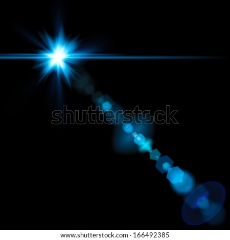 Lens Flare. Abstract lighting backgrounds for your design