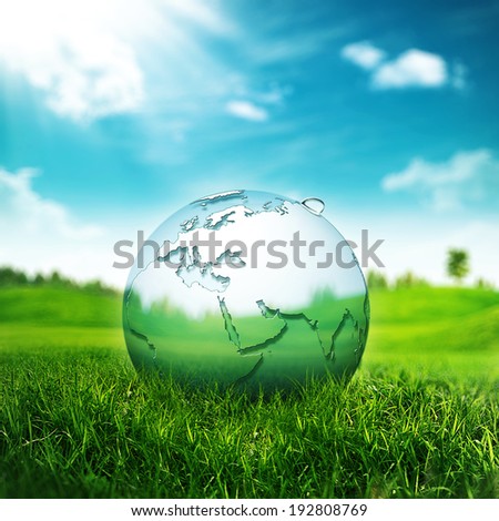 Clear Earth Concept. Abstract environmental backgrounds for your design