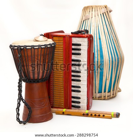 Indian musical instruments for Harinam