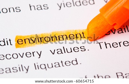environment word