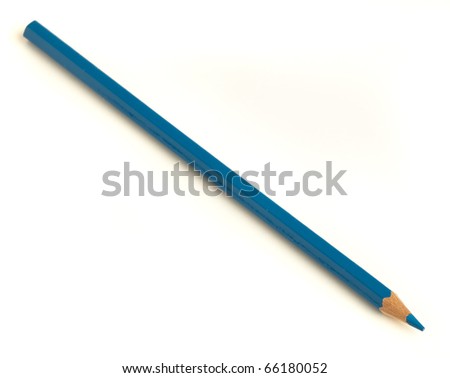 Blue Crayon Background