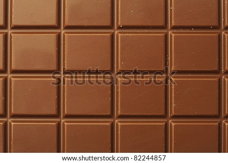 extreme closeup of a chocolate tablet texture
