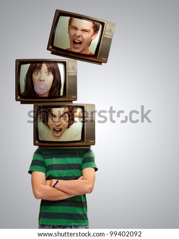 angry television