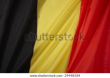 The national flag of Belgium