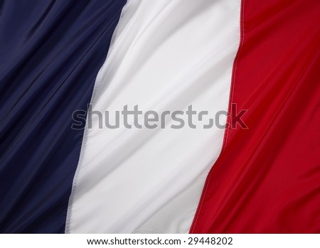 the flag of france. national flag of france. stock