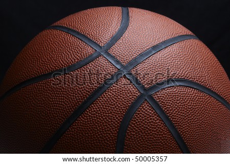 close up shot of textured orange basketball