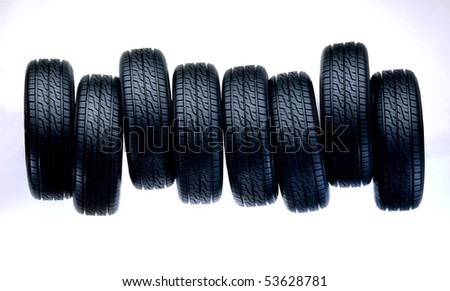 row of tires
