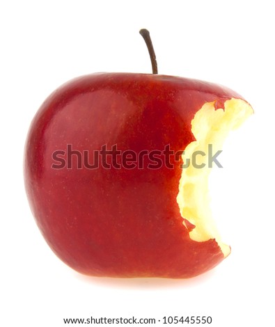 Red Bitten Apple