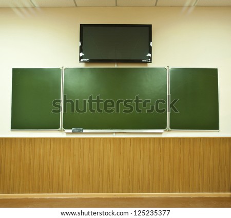 empty clean school room for employments