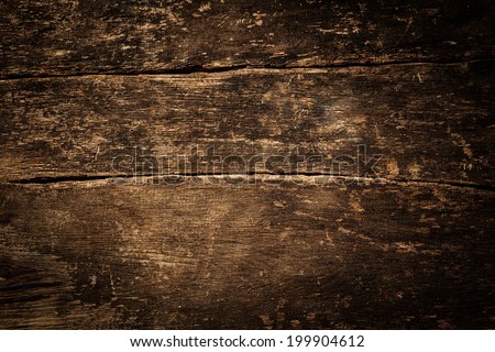 Background texture of old rustic weathered grunge cracked wood with a side vignette