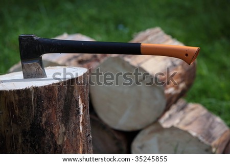 wood ax