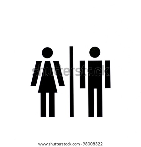 gender/equal opportunities concept - man and woman side by side