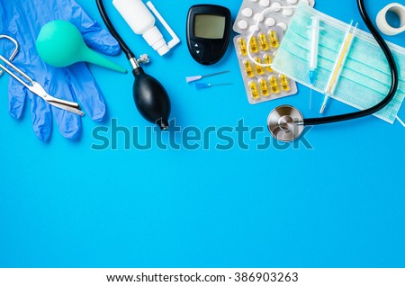 Medical equipment background