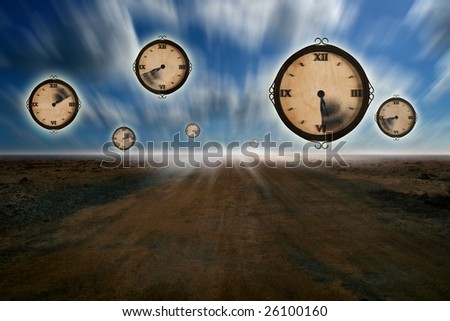 Abstract illustration - The time speed