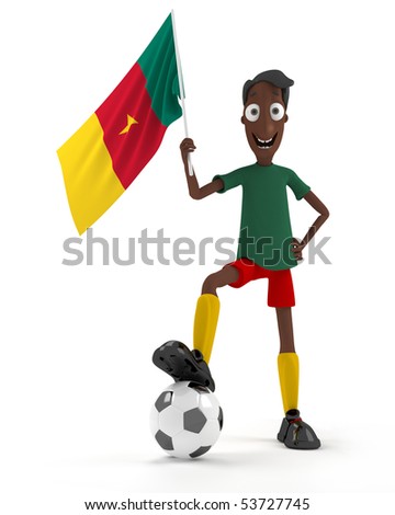 soccer player cartoon. style soccer player with