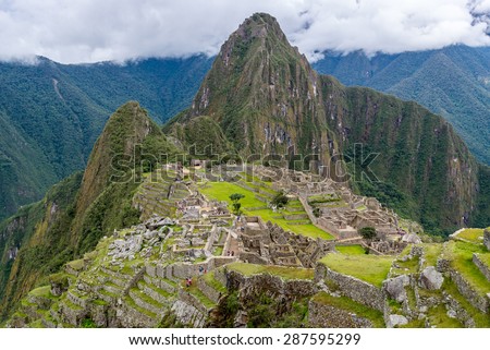Machu Picchu, one of seven wonders of the world, Peru