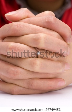 This jewelry with the woman\'s hand