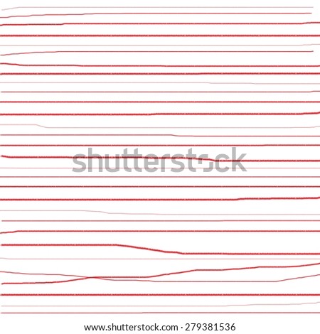 red lines on white  background