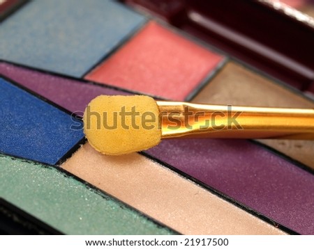 Colorful cosmetics kit