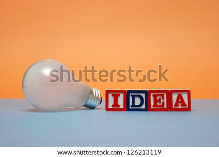 Ideas are a great tool in creating solutions.