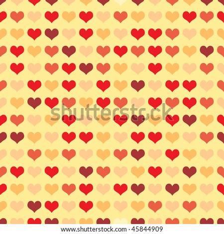 wallpaper gift. stock vector : Seamless hearts pattern, wallpaper, gift wrap, background