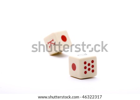 a throw of two dice poker to try their luck