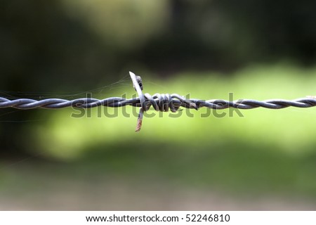 a fence built to enclose a field