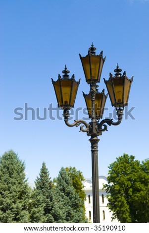 vintage street lantern