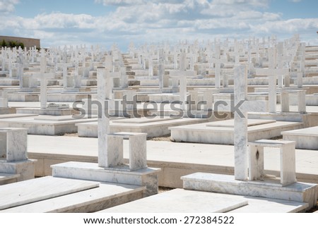 Memorial  military cemetery for the Greek Cypriots who lost there  lives during the war in Cyprus.