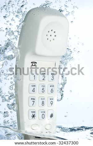 Phone in water