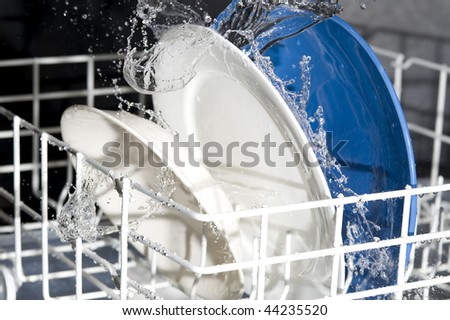 Plate waning in dishwasher