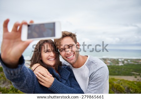 Candid Couple Selfie