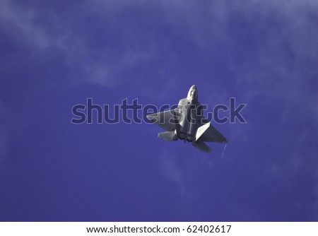 KANEOHE, HI - SEPTEMBER 26:  An F-22 Raptor of the U.S. Air Force demonstrates its capabilities on September 26, 2010 at the Kaneohe Bay Airshow in Hawaii
