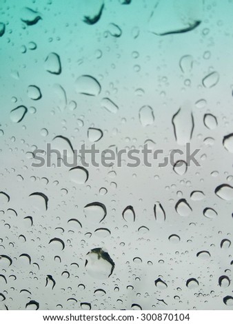 Water droplets Condensation mirror
