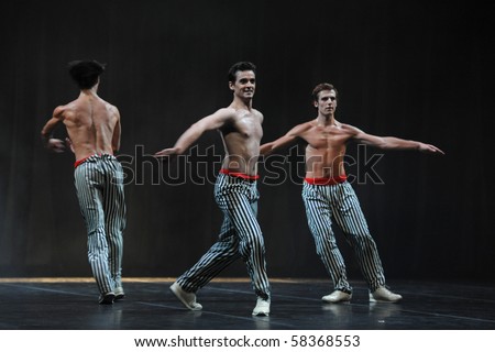 CANARY  ISLANDS - JUNE 27: Corella Ballet from Spain performing onstage with In the Upper Roomâ during the Theater, Music and Dance Festival June 27, 2010 in Canary Islands