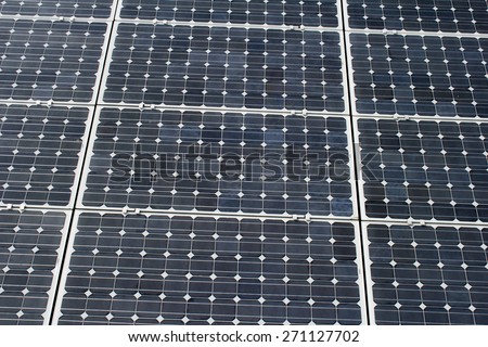 Photovoltaic installation - solar cells