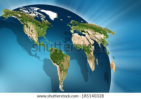 world map. Best Concept of global business from concepts series.(Elements of this image furnished by NASA)