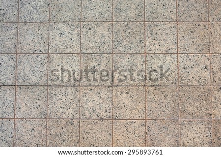 Background and texture of granite and concrete tile wall