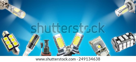 Auto led light banner