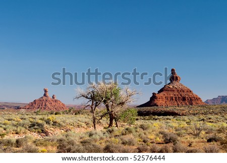 Desert landscape in the southwest US